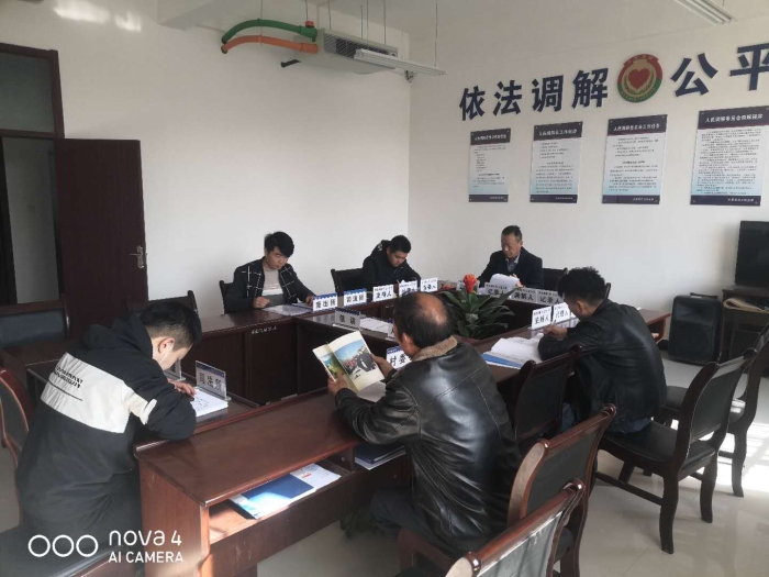 苏村司法所组织社区矫正人员集中教育学习